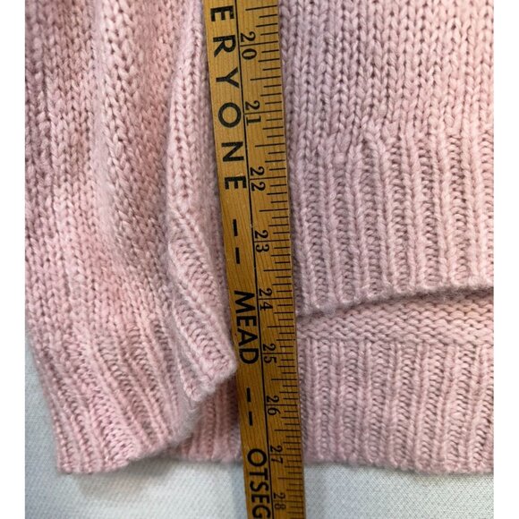 J.Crew Womens Knit Sweater Button Shoulder Small Pink Wool & Alpaca Blend - Picture 4 of 12